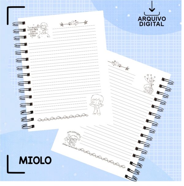 Arquivo Digital Caderno Pequeno Príncipe - Imagem 2