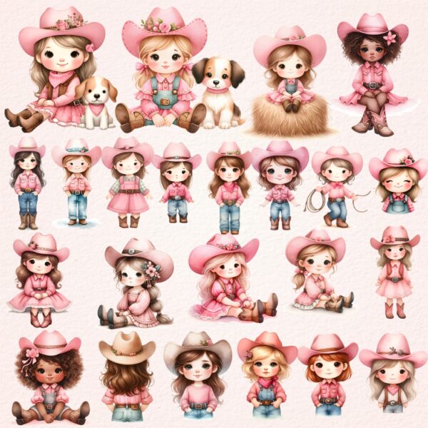 Kit Digital Fazendinha Cowgirl - Imagem 2