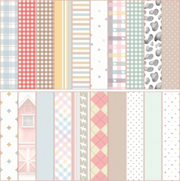 Kit Digital Fazendinha Aquarela Cute - Imagem 2