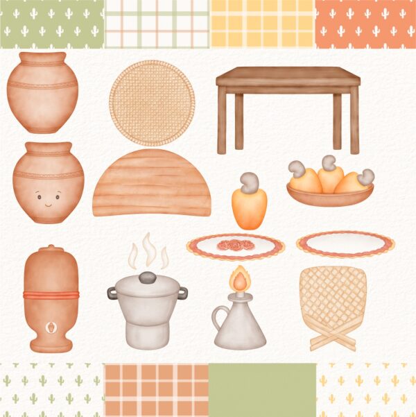 Kit Digital Sertão Aquarela - Imagem 4