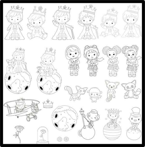 Super Kit Digital O Pequeno Príncipe Aquarela - Imagem 3