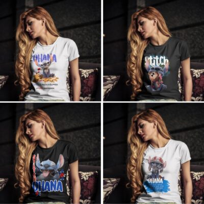 Arquivo Digital Stitch Live Action Arte Caneca e Camiseta