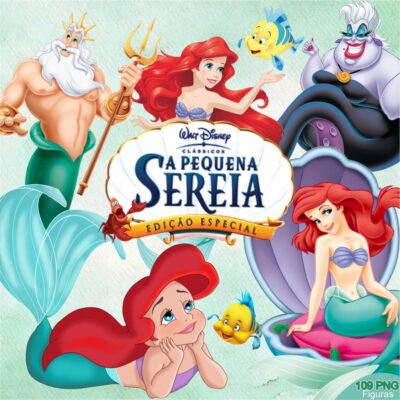 Kit Digital Ariel a Pequena Sereia