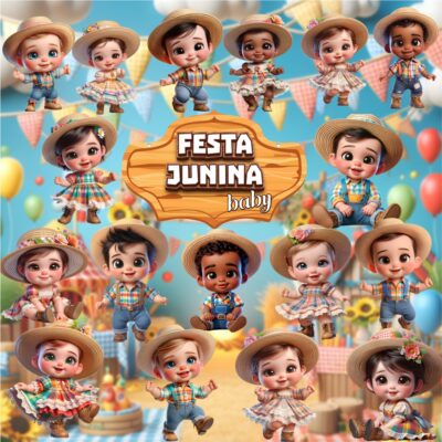Kit Digital Festa Junina Baby