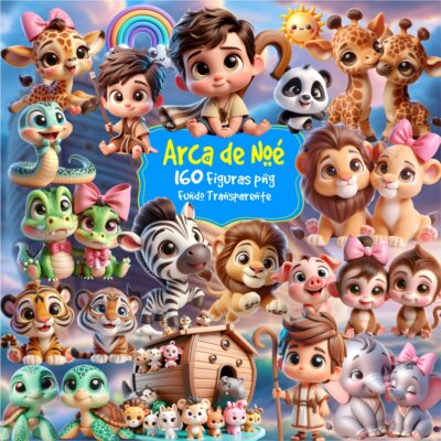 Kit Digital Arca de Noé 3d