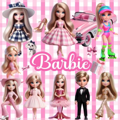 Kit Digital Barbie Fofinha