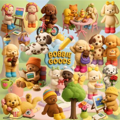 Kit Digital Bobbie Goods 3D