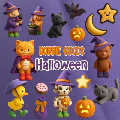 Kit Digital Bobbie Goods Halloween