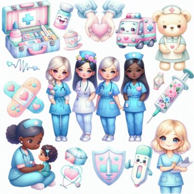 Kit Digital Enfermeiras Enfermagem