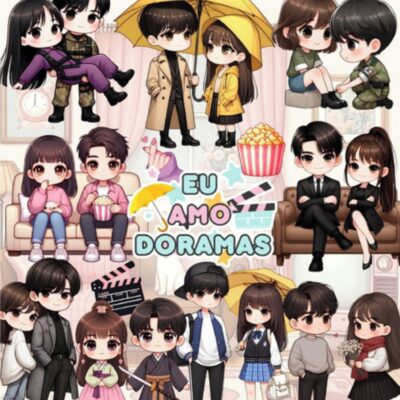 Kit Digital Eu Amo Doramas Dorameira