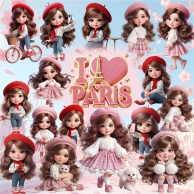 Kit Digital I Love Paris