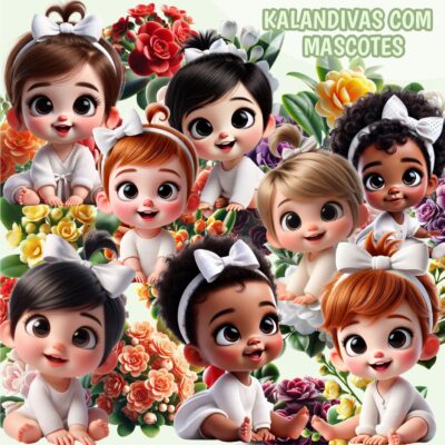 Kit Digital Kalandivas com Mascotes