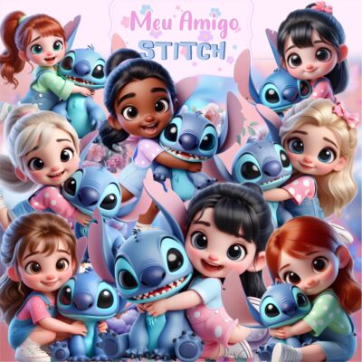 Kit Digital Meu Amigo Stitch