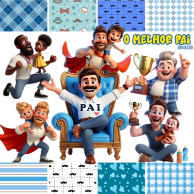 Kit Digital O Melhor Pai do Mundo