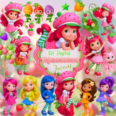 Kit Digital Moranguinho Jovem 3D