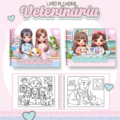 Arquivo Digital Livro de Colorir Veterinária
