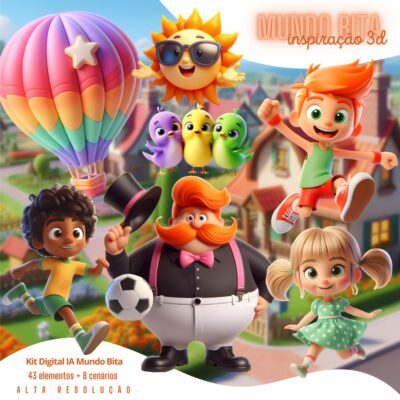 Kit Digital Mundo Bita 3D