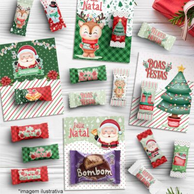 Balinha e Cards Feliz Natal Arquivo Digital