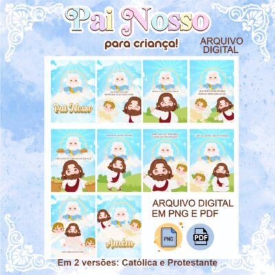 Pai Nosso Arquivo Digital Versão Católica e Protestante