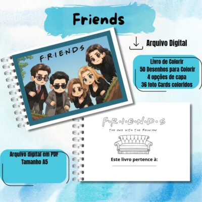 Livro de Colorir Friends Arquivo Digital